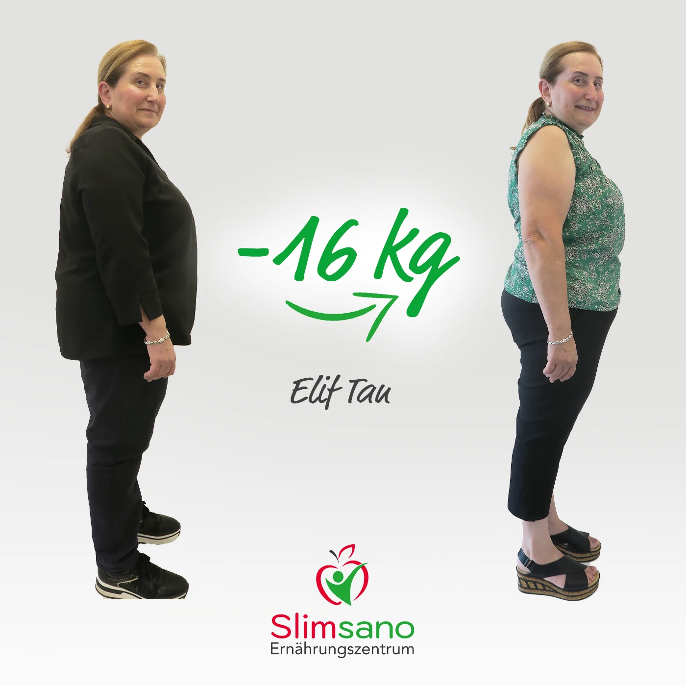 Original-Erfolgsgeschichte aus dem Slimsano Ernährungszentrum