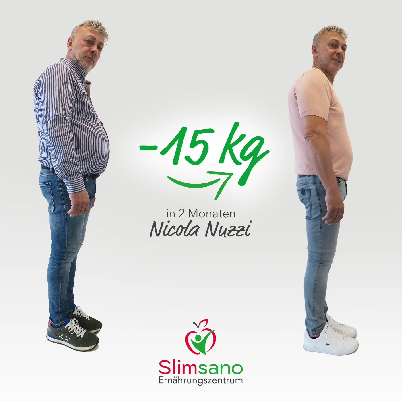 Original-Erfolgsgeschichte aus dem Slimsano Ernährungszentrum
